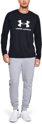 남성 UA 로고 긴팔 image number 2