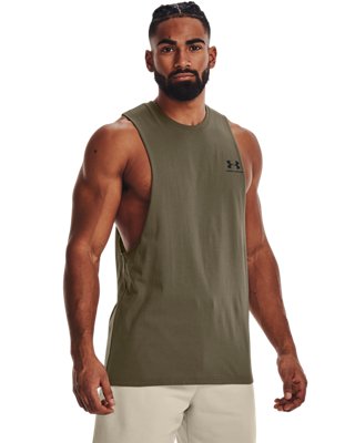 Under Armour Men's UA Sportstyle Left Chest Cut-Off Tank. 1