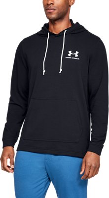 grey under armour hoodie mens