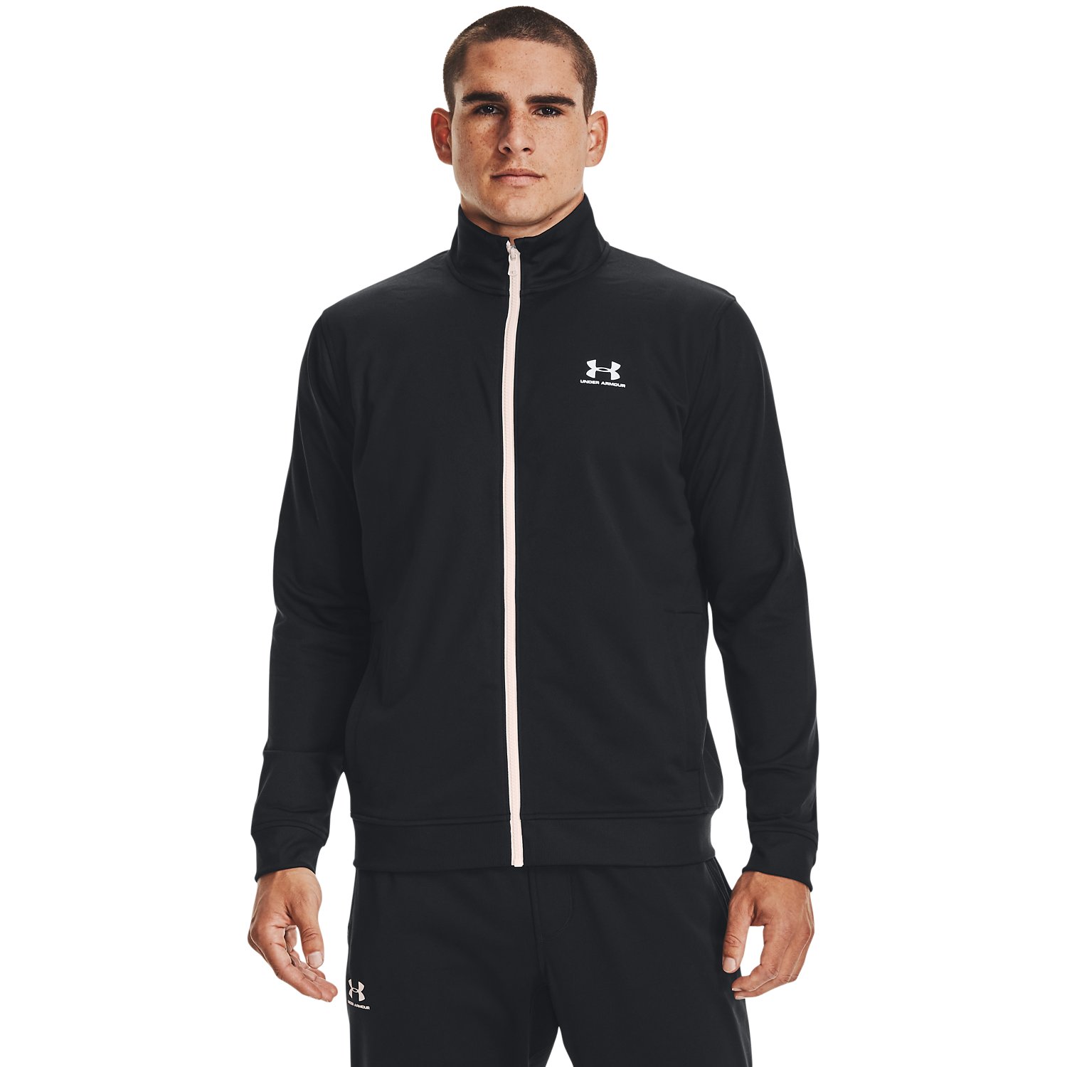 Under armour tricot jacket sale