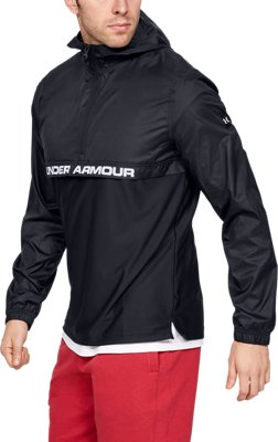 under armour men's sportstyle woven full zip hoodie