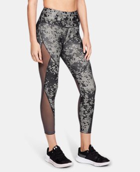 New Arrival Women's HeatGear® Armour Print Ankle Crop 1 Color Available $55