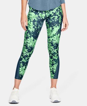 Women's HeatGear® Armour Print Ankle Crop 4 Colors Available $55