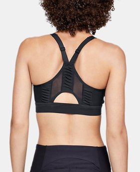 New Arrival Women's UA Vanish Mid Pleated Sports Bra 2 Colors Available $55