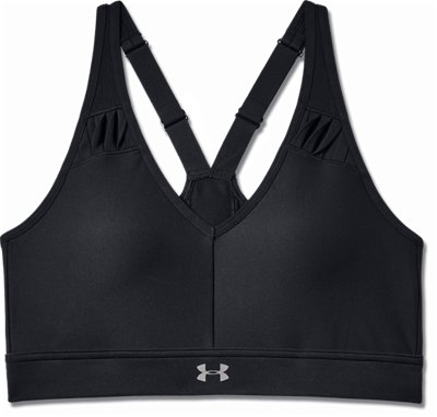 UA Vanish Mid Pleated Sports Bra 