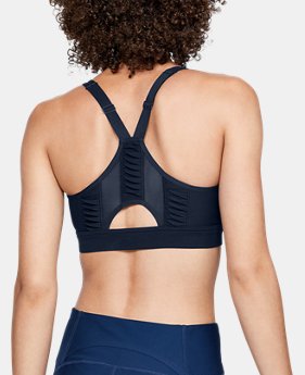 New Arrival Women's UA Vanish Mid Pleated Sports Bra 1 Color Available $55