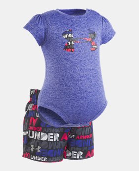 Girls' Newborn UA Big Logo Set $35