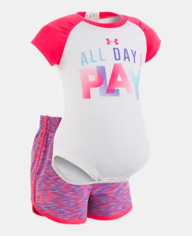 Girls' Newborn UA All Day I Play Set FREE U.S. SHIPPING 1 Color Available $33