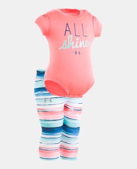 New Arrival Girls' Newborn UA All Shine Set 1 Color Available $35