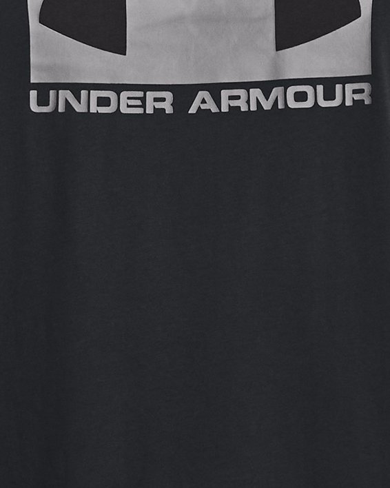 Herren UA Boxed Sportstyle Kurzarm-T-Shirt, Black, pdpMainDesktop image number 0