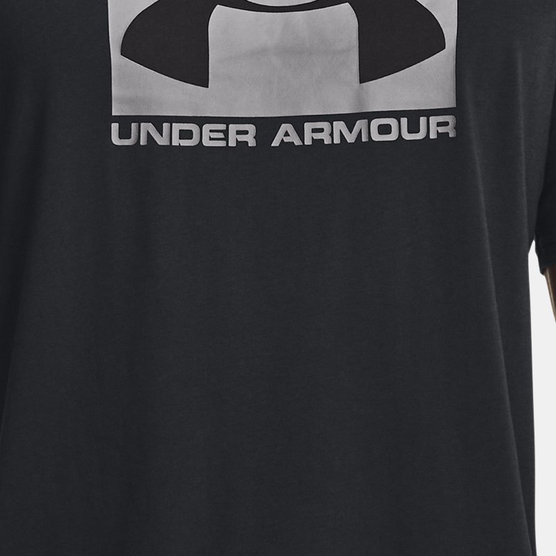 T-shirt voor heren Under Armour Boxed Sportstyle met korte mouwen Zwart / Graphite XS