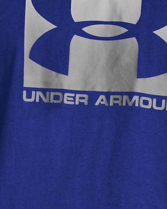 Tee-shirt à manches courtes UA Boxed Sportstyle pour homme, Blue, pdpMainDesktop image number 0