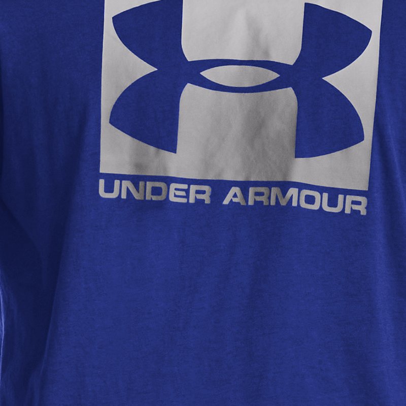 T-shirt voor heren Under Armour Boxed Sportstyle met korte mouwen Royal / Graphite 3XL