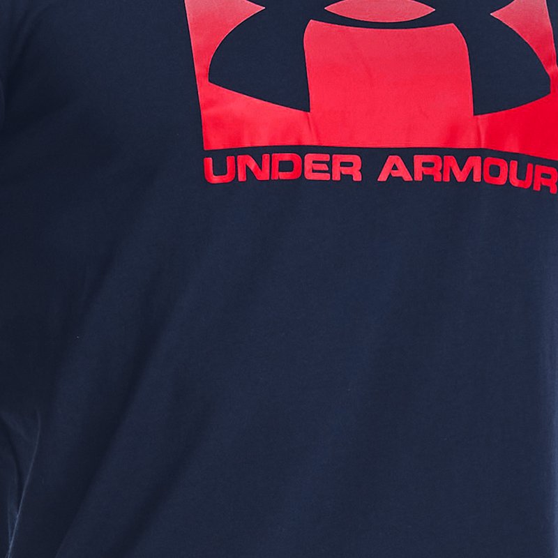 Herren Under Armour Boxed Sportstyle Kurzarm-T-Shirt Academy / Rot XS