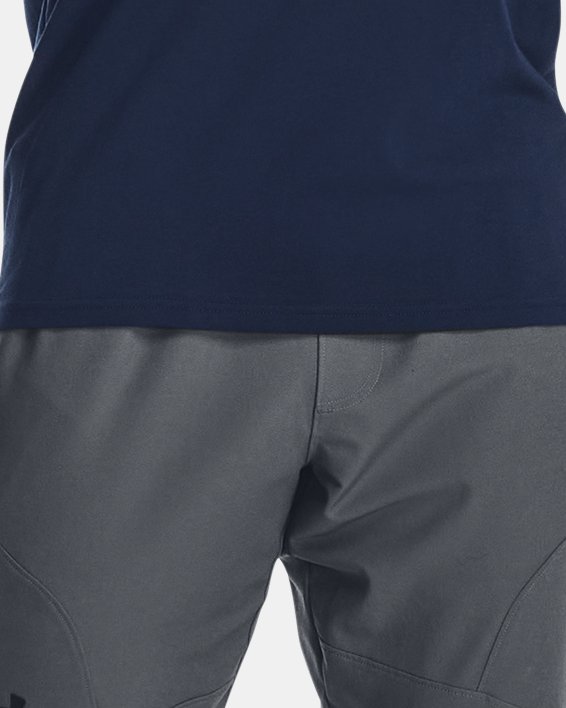 Men's UA Boxed Short Sleeve T-Shirt in Blue image number 2