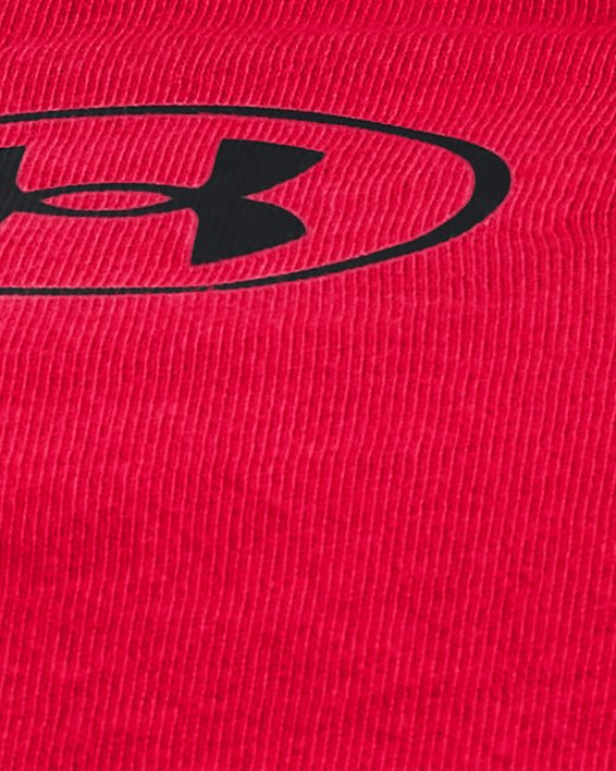 Men's UA Boxed Sportstyle Short Sleeve T-Shirt, Red, pdpMainDesktop image number 3