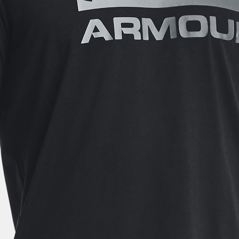 Herren Under Armour Team Issue Oberteil mit Schriftzug, kurzärmlig Schwarz / Graphite XS