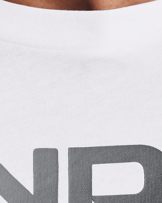 Men's UA Team Issue Wordmark Short Sleeve in White image number 3