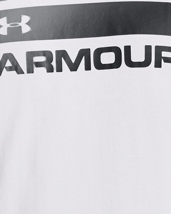 Herenshirt UA Team Issue Wordmark met korte mouwen, White, pdpMainDesktop image number 0