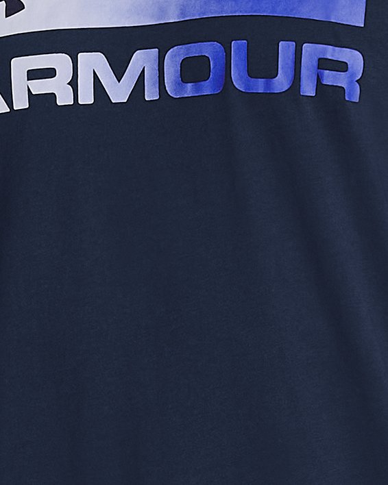 Tee-shirt à manches courtes UA Team Issue Wordmark pour homme, Blue, pdpMainDesktop image number 0