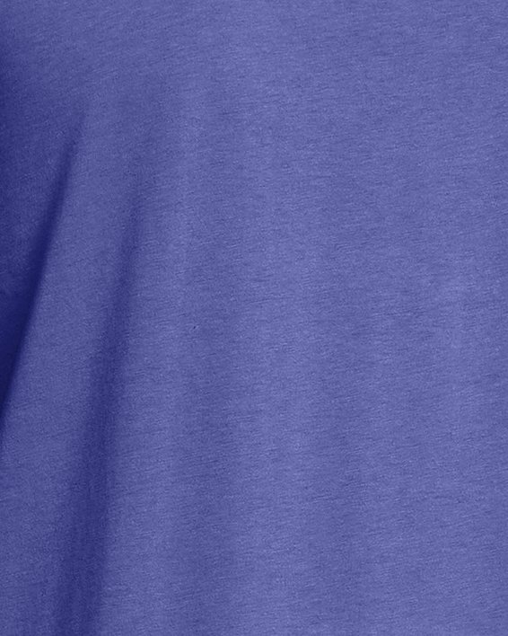 Men's UA Team Issue Wordmark Short Sleeve in Purple image number 1