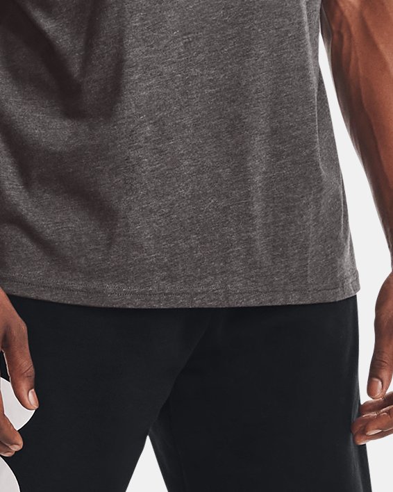 Men's UA Big Logo Short Sleeve T-Shirt in Gray image number 2