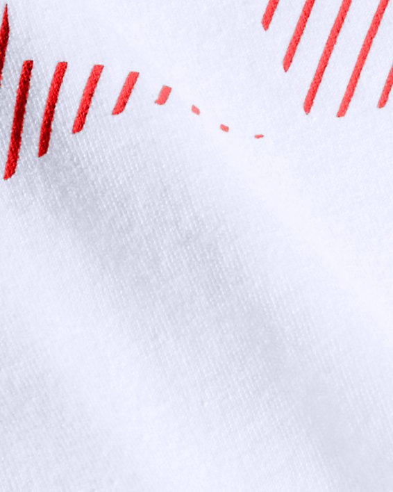 Men's UA Fast Left Chest Short Sleeve, White, pdpMainDesktop image number 5