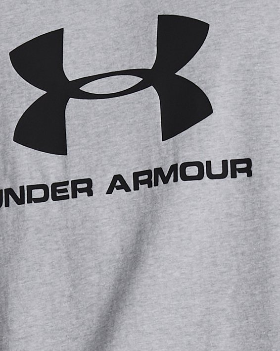 Men's UA Logo Tank in Gray image number 0