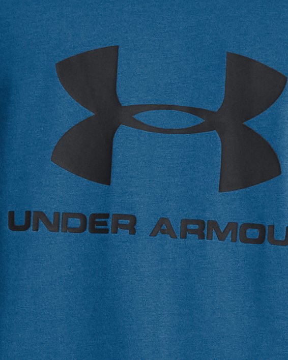 Men's UA Logo Tank in Blue image number 0