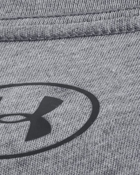 Men's UA Logo Short Sleeve in Gray image number 3