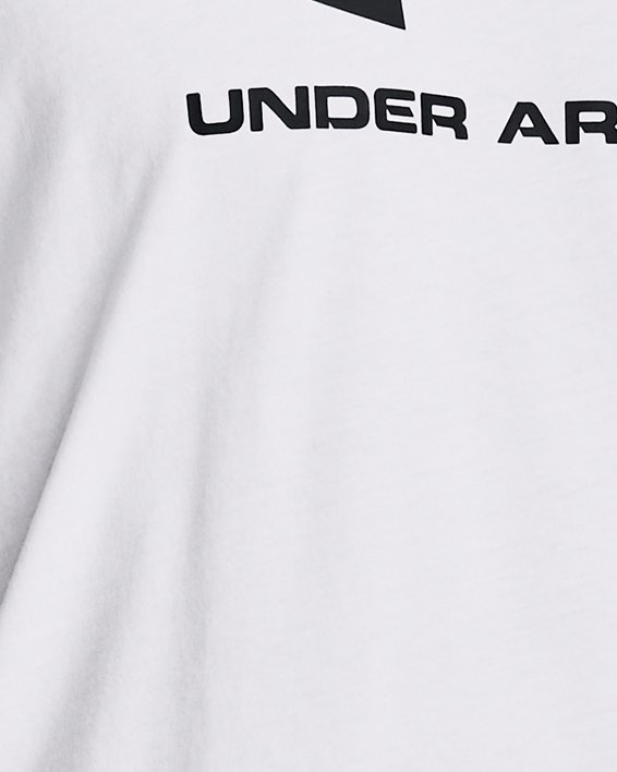 Men's UA Sportstyle Logo Short Sleeve in White image number 0