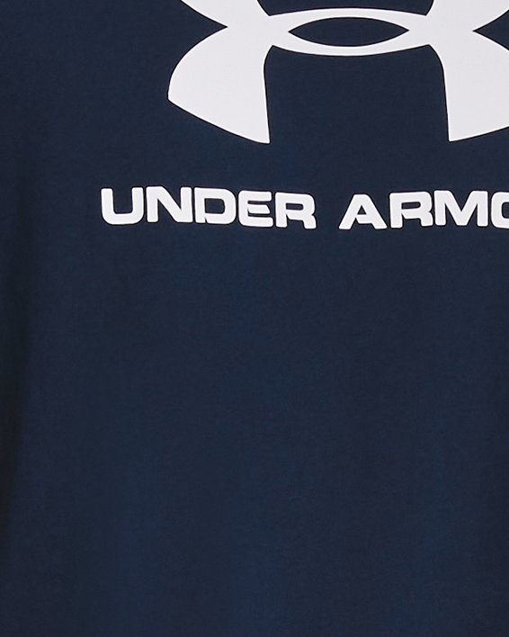 Under Armour Pantalones deportivos con logotipo para hombre, gris