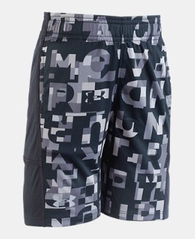 Boys' Pre-School UA Wordmark Stunt Short FREE U.S. SHIPPING 2 Colors Available $25