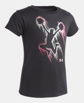 Girls' Pre-School UA Cheer Spark T-Shirt 1 Color Available $18