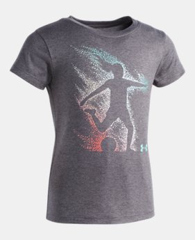 Girls' Pre-School UA Soccer Spark T-Shirt FREE U.S. SHIPPING 1 Color Available $18
