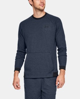 Men's UA Unstoppable Double Knit Crew 3 Colors Available $75