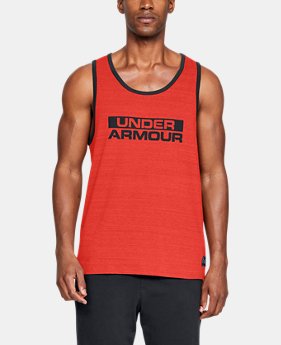 Men's UA Sportstyle Cotton Tank 4 Colors Available $25