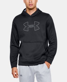 New Arrival Men's UA Performance Fleece Graphic Hoodie 1 Color Available $55