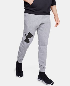 Men's UA Rival Fleece Logo Joggers 1 Color Available $55