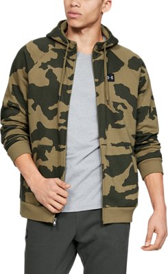 UA Rival Fleece Camo Full Zip Hoodie 