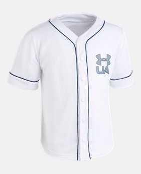 New Arrival Boys' Pre-School UA Homerun Baseball Jersey T-Shirt LIMITED TIME: FREE U.S. SHIPPING 1 Color Available $30