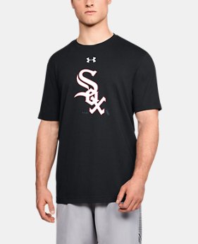 Men's MLB UA Stitch Logo Short Sleeve 1 Color Available $35