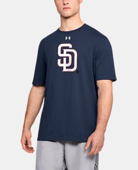 Men's MLB UA Stitch Logo Short Sleeve 1 Color Available $35