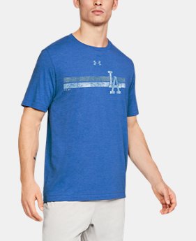 Men's MLB UA Tri-Blend Stripe Short Sleeve 1 Color Available $35