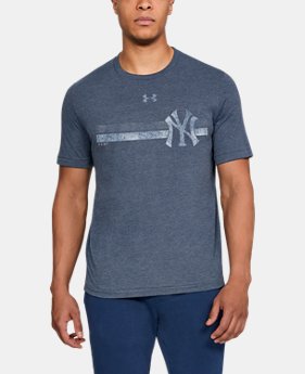 Men's MLB UA Tri-Blend Stripe Short Sleeve 1 Color Available $35