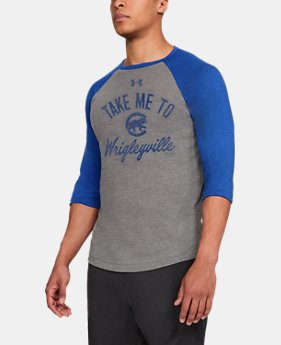 Men's MLB UA Tri-Blend Heritage ¾ Sleeve Shirt $31.5