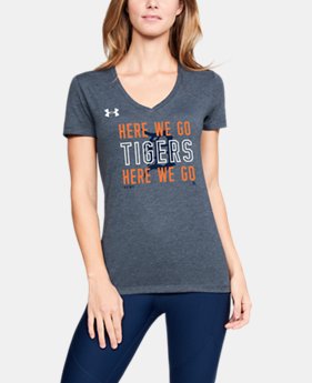 New Arrival Women's MLB UA Tri-Blend Chant V-neck Short Sleeve 7 Colors Available $35
