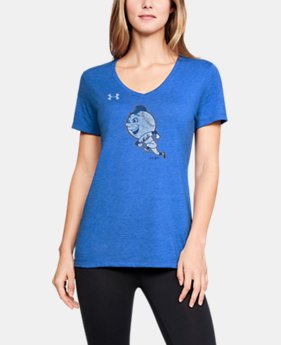 Women's MLB UA Tri-Blend Team Logo Short Sleeve 1 Color Available $35