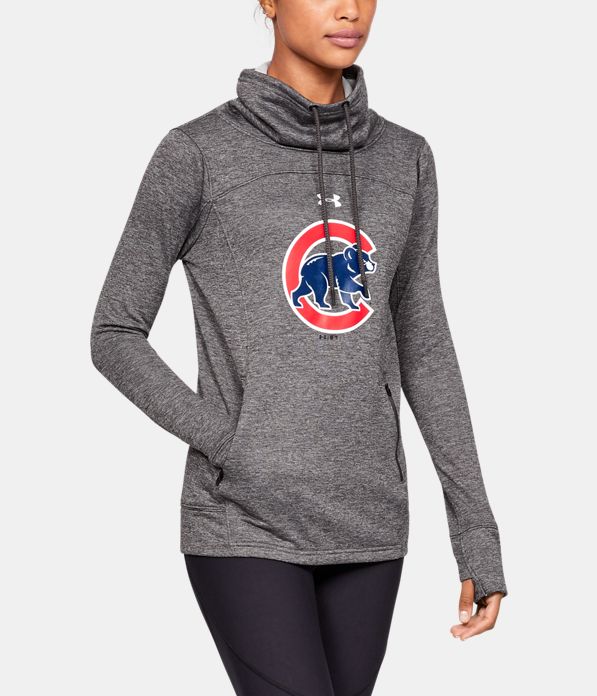 Women's MLB UA Tech™ Terry Team Hoodie, MLB_CHC_Bright Royal,