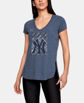 Women's MLB UA Tri-Blend Streak Short Sleeve 4 Colors Available $40
